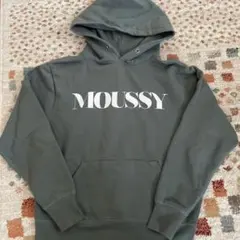 MOUSSY ダークグリーン フード付きパーカーのサムネイル