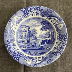 Burleigh バーレイ ピクトリアル ブリテン ディナープレート ブルー ④