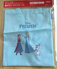 紐つきエコバッグ　アナと雪の女王