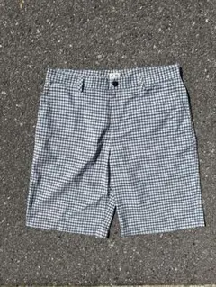 [古着]00s adidas チェック　ハーフパンツ　ジョーツ　y2k