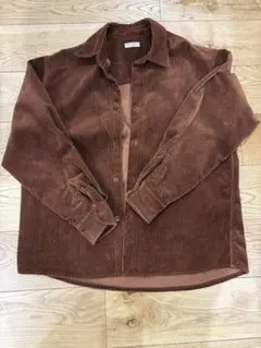 BEAUTY&YOUTH ブラウン コーデュロイ ノーカラージャケット