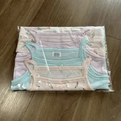 子供用コットンメッシュキャミソール3枚セット　花柄パジャマ　140cm