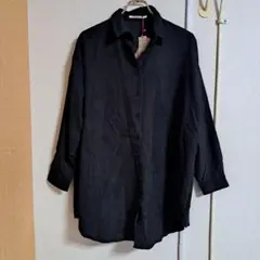 極美品】バンヤードストーム ハイツイストリネンシャツ ロングシャツ 