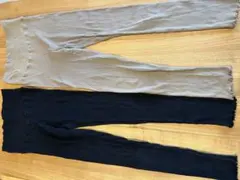 エルフィンドール　マタニティレギンス　Mサイズ　2枚セット　ブラック　ベージュ