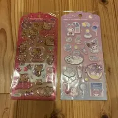 【正規品】 サンリオ　ドロップジェリーシール　ジュエルマシュマロステッカー　２点