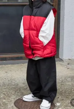 新品未使用　ペアマノンストリート　120 キッズベスト　ダウンベスト　中綿ベスト