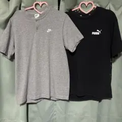 NIKE半袖TシャツメンズMサイズPUMA半袖TシャツメンズMサイズ計2枚