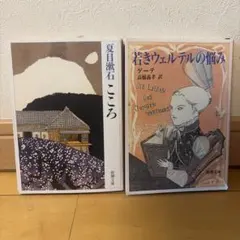 こころ 夏目漱石 若きウェルテルの悩み ゲーテ 新潮文庫 2冊セット