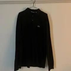 LACOSTE　長袖　ポロシャツ　ブラック