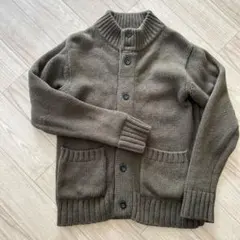 MHL, ボタン付きニットカーディガン オリーブグリーン