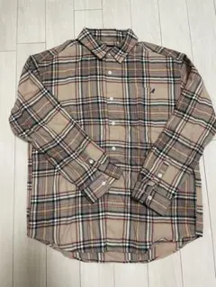 KANGOL チェック柄 長袖シャツ Lサイズ