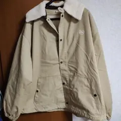 12/16まで！JAVA　ベージュ ボア襟 オーバーサイズジャケット