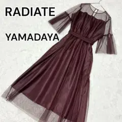 RADIATE/ラディエイト　チュールワンピース　ウエストリボン　Aライン