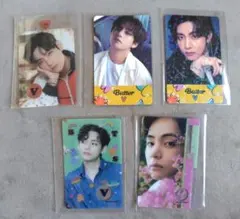 BTS V テテ クリアトレーディングカード 5枚セット