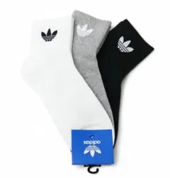 新品 アディダス オリジナルス ソックス 3足 M 25-27cm