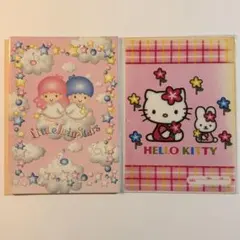 平成レトロ サンリオ キキララ ノート キティ 下敷き