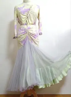 チャコット　社交ダンス　L トップス　スカート 定価80300円