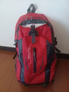 バックパック レッド/グレー