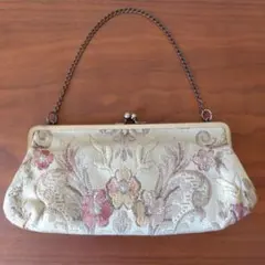 フェリシモ ゴブラン織り パーティーバッグ