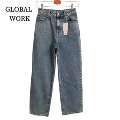 2719 新品 今期 グローバルワーク GOODデニム ストレートパンツ S