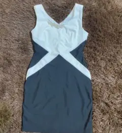 ⚠️キララ様専用【ワンピースドレス】(ブラック＆ホワイト)2XL