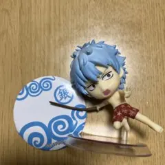 ちびきゅんキャラ 坂田銀時 フィギュアと缶バッジセット