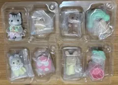 【匿名配送】シルバニアファミリー　赤ちゃんお花畑のおともだちシリーズ　4種セット