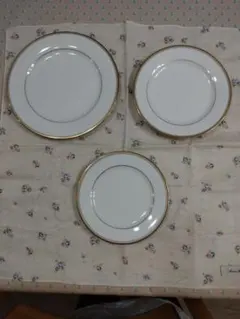 ノリタケ　金縁食器3枚セット