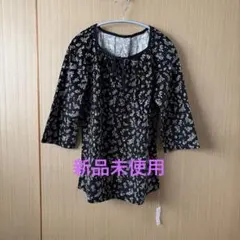 ✨新品未使用　花柄 七分袖 プルオーバーLサイズ✨のサムネイル