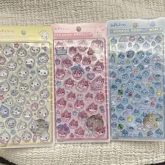 【新品】 クーリア ボンボンドロップシール しずくちゃん 3枚セット