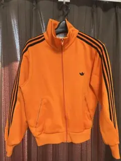 【小松菜奈着用モデル】80s adidasオレンジジャージ トラックジャケット