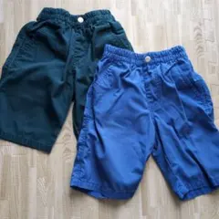 タ*♡様 ハーフパンツ 2色セット120cm短パン入園準備保育園準備