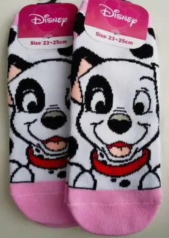 Disney 101匹わんちゃん 靴下 2足 23~25cm