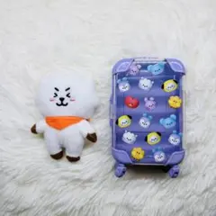 美品 BT21 RJ ジン ドール ケース キャリーケース ぬいぐるみ