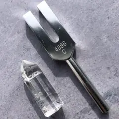 【最強浄化セット！艶々】クリスタルチューナー　音叉　天然石　水晶　ポイント