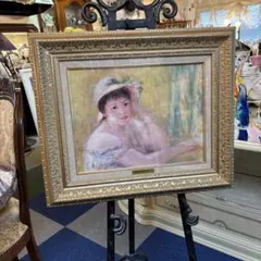 ルイ・イカール、春の花売り、希少限定額装用画集より、新品高級額装付、状態良好 ルイ・イカール、春の花売り、希少限定額装用画集より、新品高級額装付