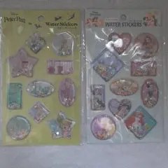 ウォーターシール　ディズニープリンセ、スティンカーベル二枚