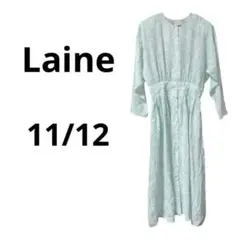 【希少】Laine U.S.A. ヴィンテージ ロングワンピース ミントグリーン