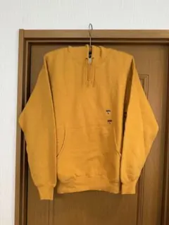 希少新品 90s〜 OLD UNIQLO スウェットパーカー イエロー Lサイズ