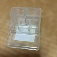 メイク小物スタンド 透明ケース