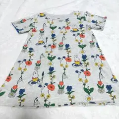 203 ミッフィーコラボ花柄ワンピース
