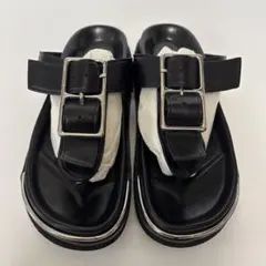 ALEXANDER WANG レザーサンダル ブラック38のサムネイル