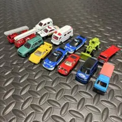 ミニカーセット 消防車 パトカー スポーツカーなど