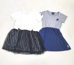 チャンピオン　HusHusH 110 ワンピース　２点まとめ売り　夏服