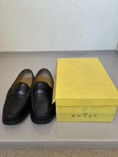 REGAL 黒 ローファー 箱付き
