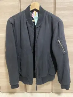 ユニクロ　MA-1 黒　ブラック　S