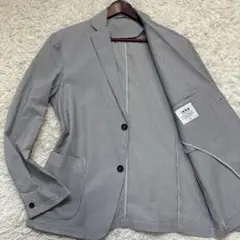 美品✨IKKA テーラードジャケット アンコン シアサッカー XL ストライプ