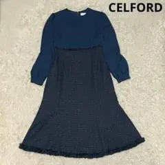 【美品】セルフォード　ドッキングワンピース