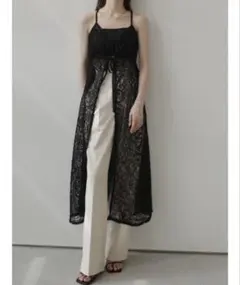 amel ワンピース ダブルリボンレースキャミドレスのサムネイル