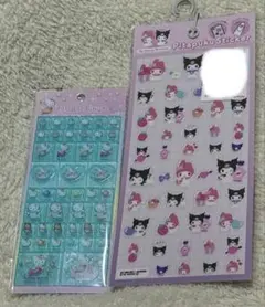 サンリオ ハローキティ タイルシール ピタプクステッカー マイメロ クロミセット